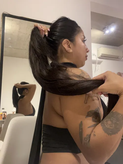 Extra long pony tail!! by babygalsivip