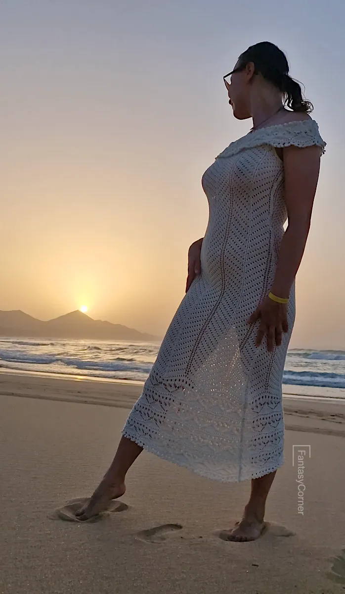 Sunset at beach posted by OurFantasyCorner