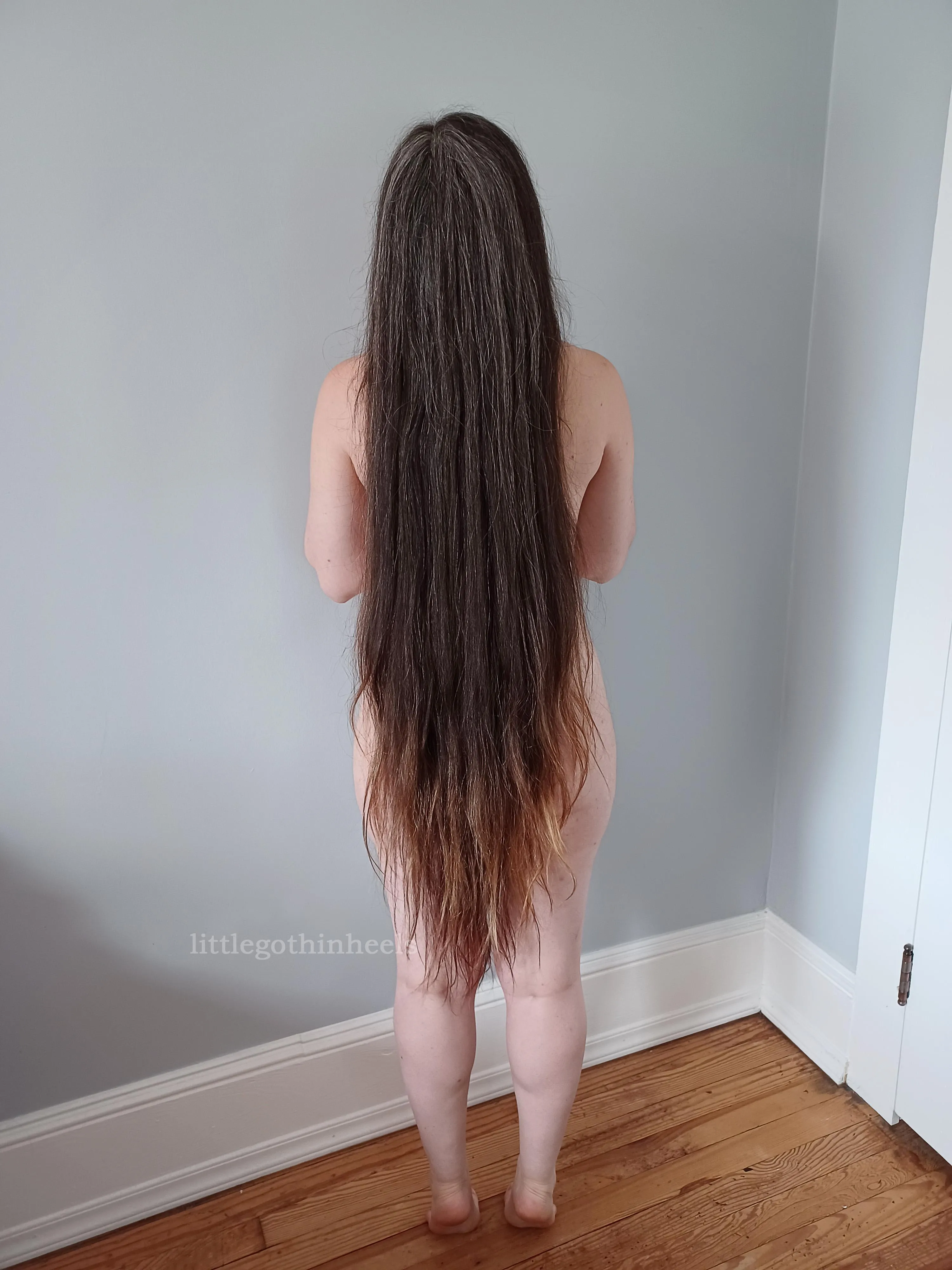 You didn't believe me when I said my hair was to my knees posted by littlegothinheels