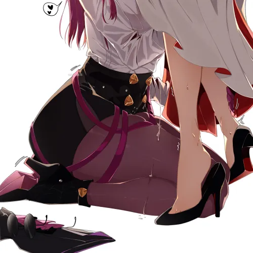 Kafka on her knees [Honkai: Star rail] by Silent_Steak_9540