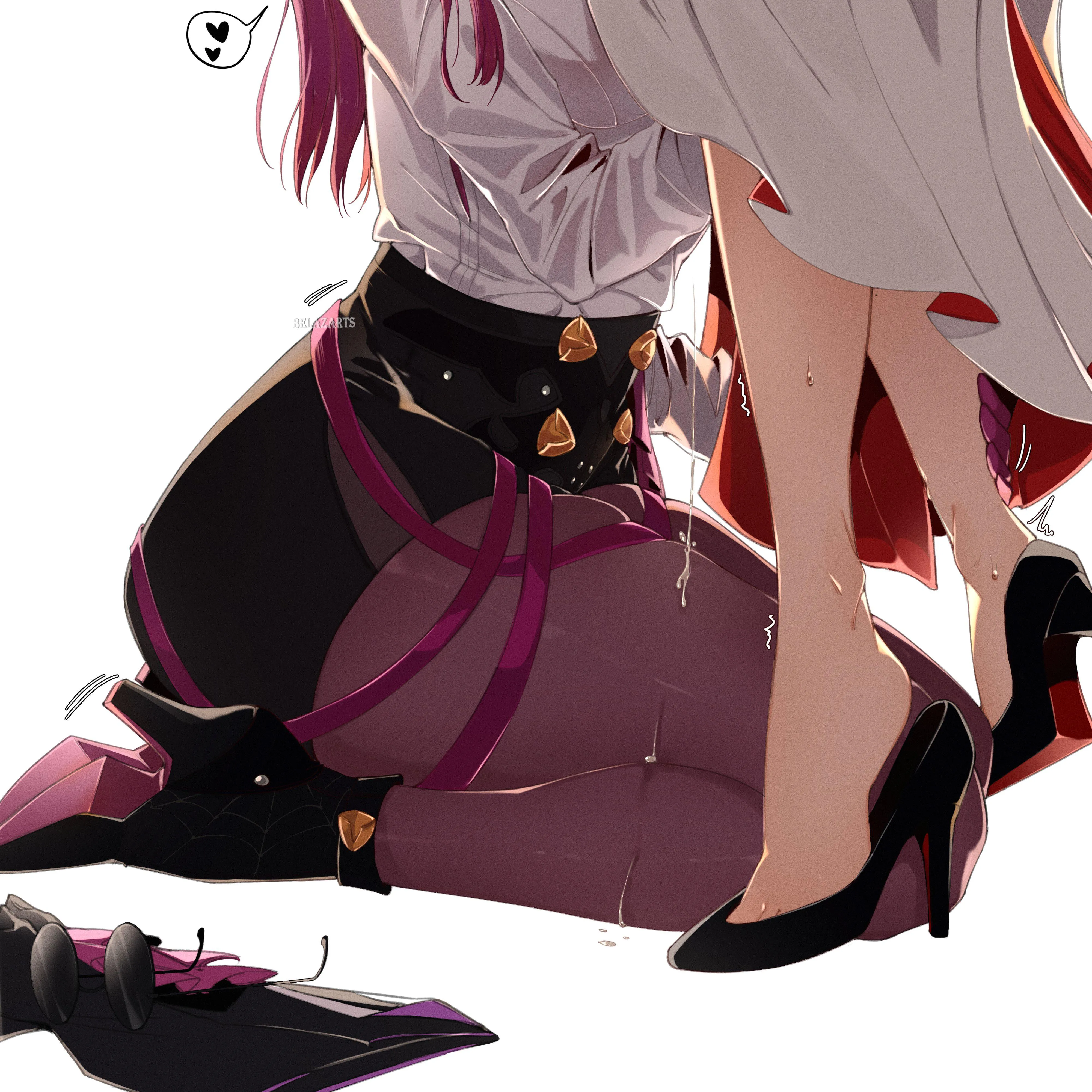 Kafka on her knees [Honkai: Star rail] posted by Silent_Steak_9540