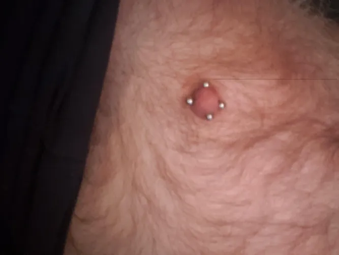 Vertical nipple piercings by No_Recover3235