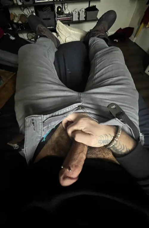 34m…rate my pierced cock by Justan0therjerk