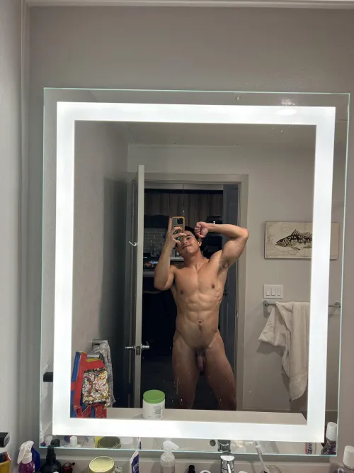 Half Chinese half Viet, where did your eyes first go? Face? Abs? Cock? by LukeTisforMe