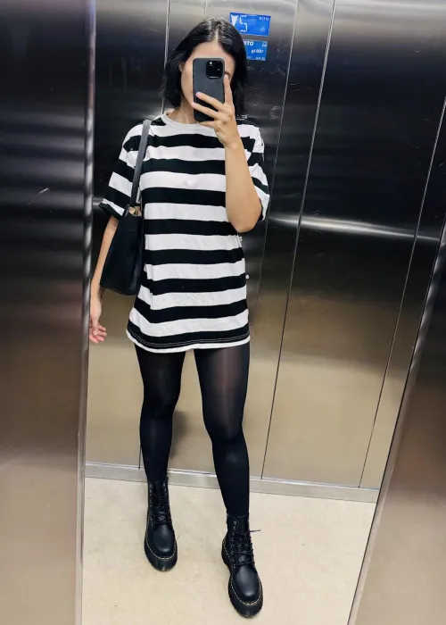 I love my legs in black pantyhose by mikomiaumiau