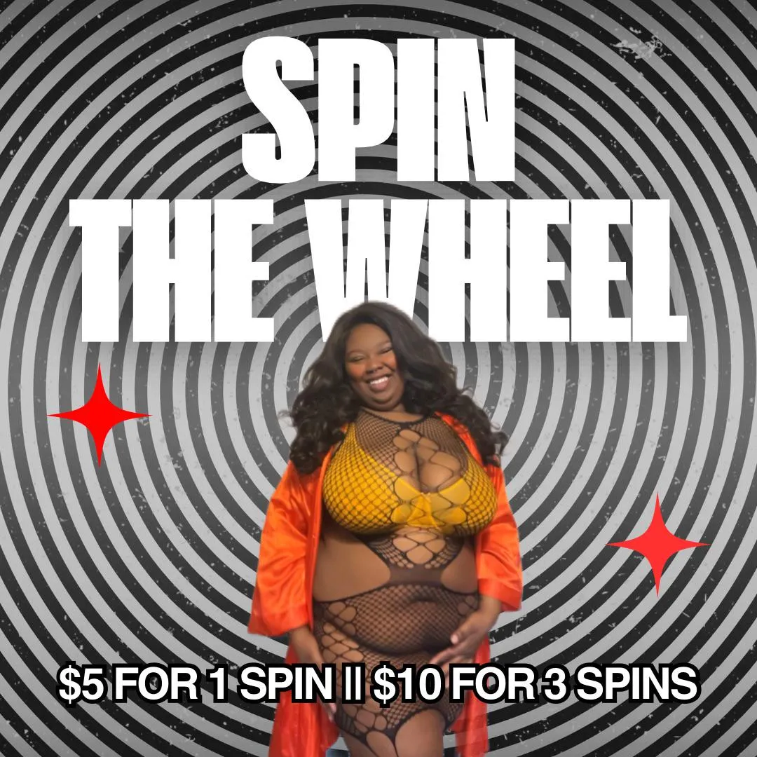 let’s play spin the wheel 😈 posted by whatasynsation