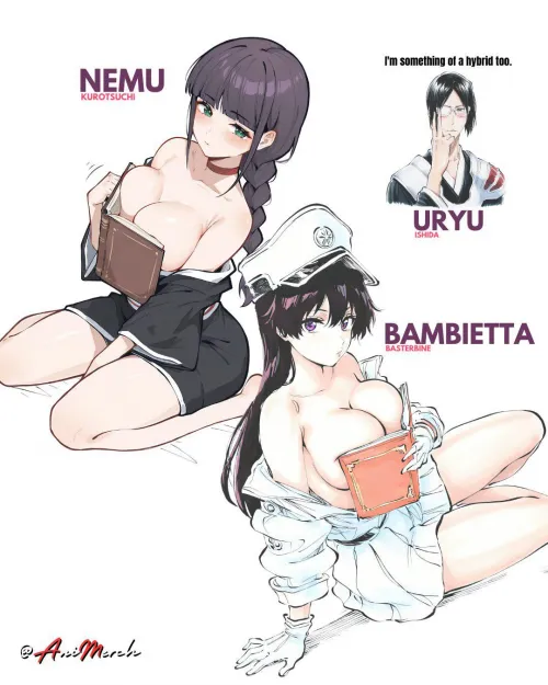 Nemu and Bambietta book trend (KURO) by No-Committee-5302