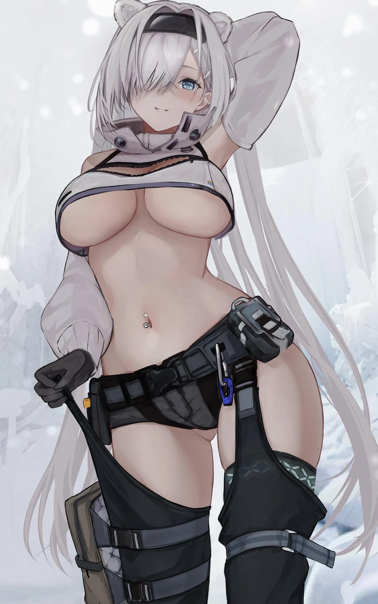 Aurora's underboob and midriff posted by marxsander2016