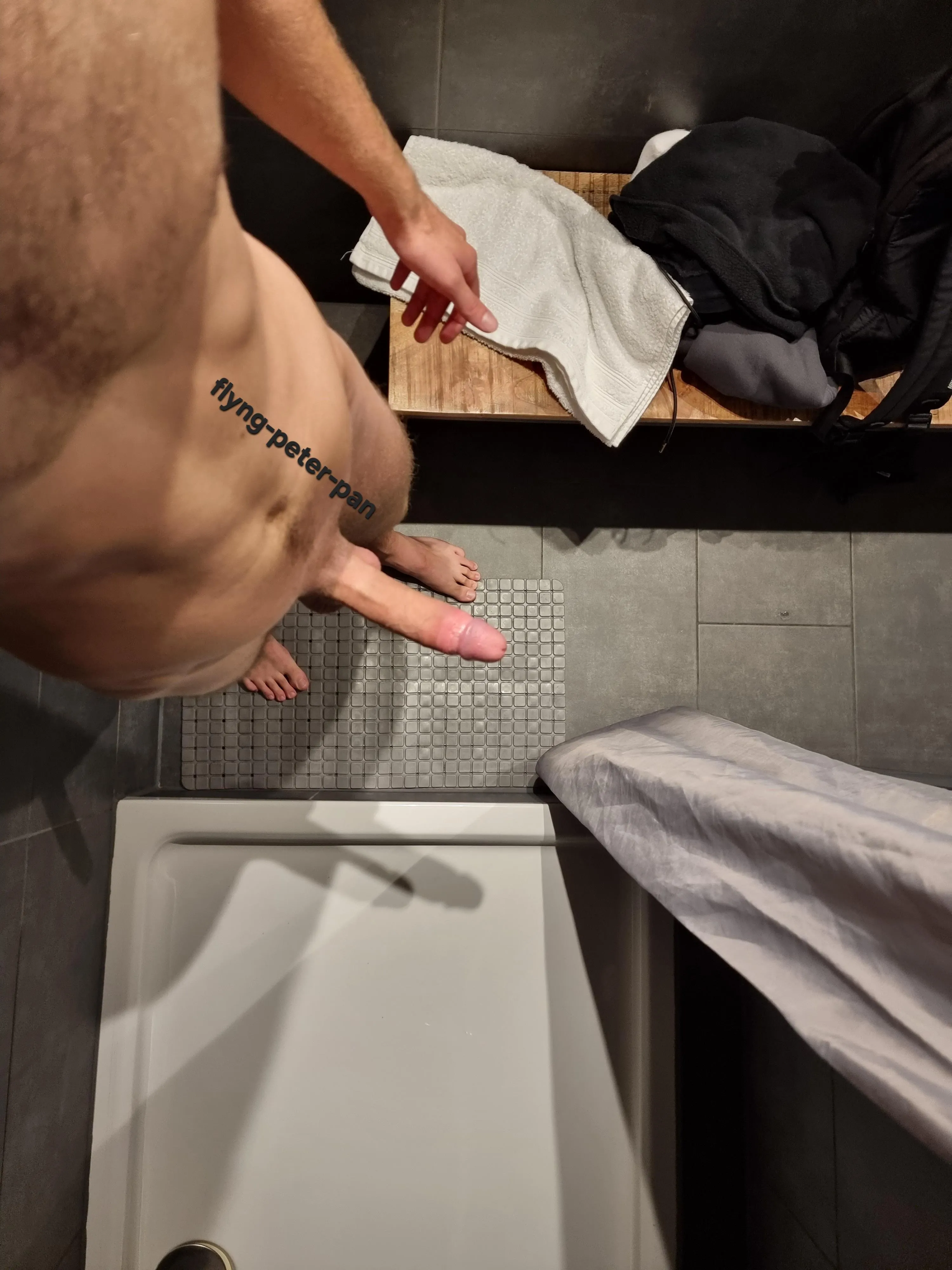 Gym shower time posted by flyng-peter-pan