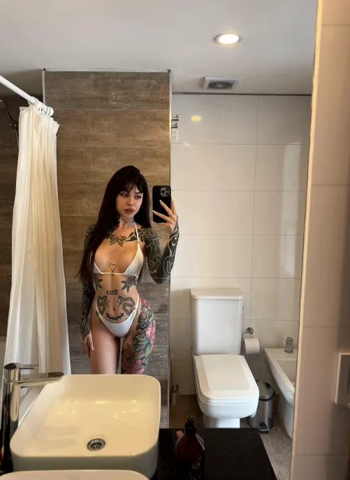 my tattooed body can make your cock throb by inkedgirlmiaaa