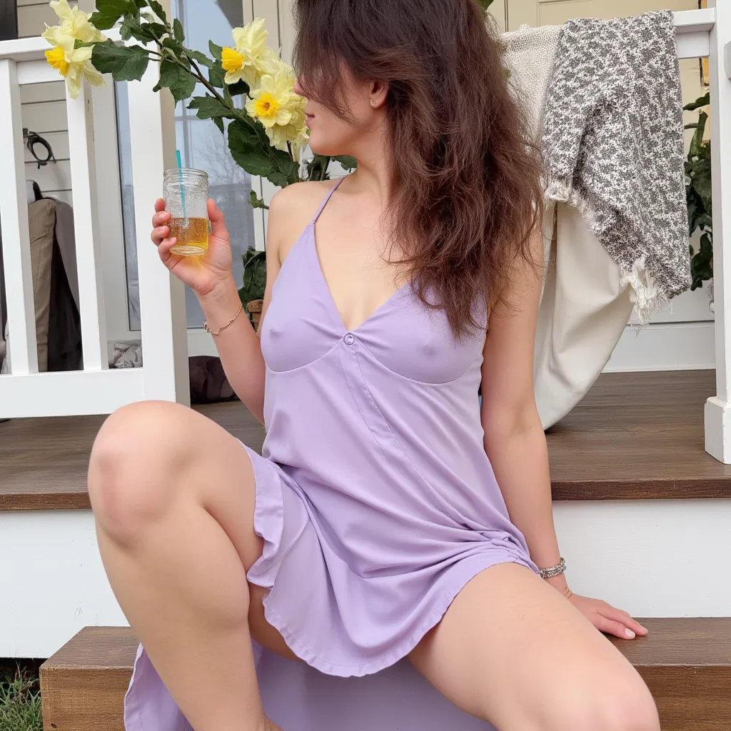 No bra, 36 years old, rocking a sundress posted by CelesteMessFeet