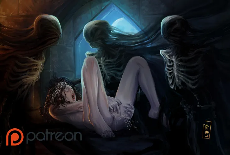 [rajdraw]Bellatrix in Azkaban by Late-Rough-1944