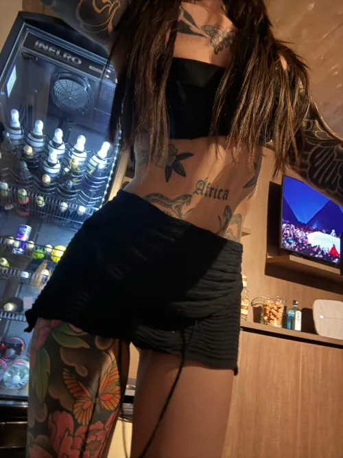 run your tongue on my tattoos until you reach my pussy by inkedgirlmiaaa