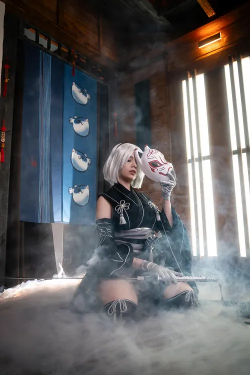 Sharing my 2B Cosplay ♥ by Khiraley