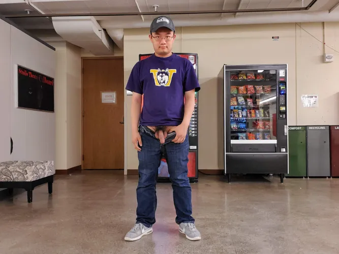 Just hanging out by the vending machines by PuzzleMatch