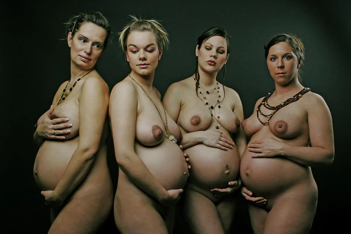 4 Pregnant babes strip and reveal their huge nipples posted by MedicalGuitar6716