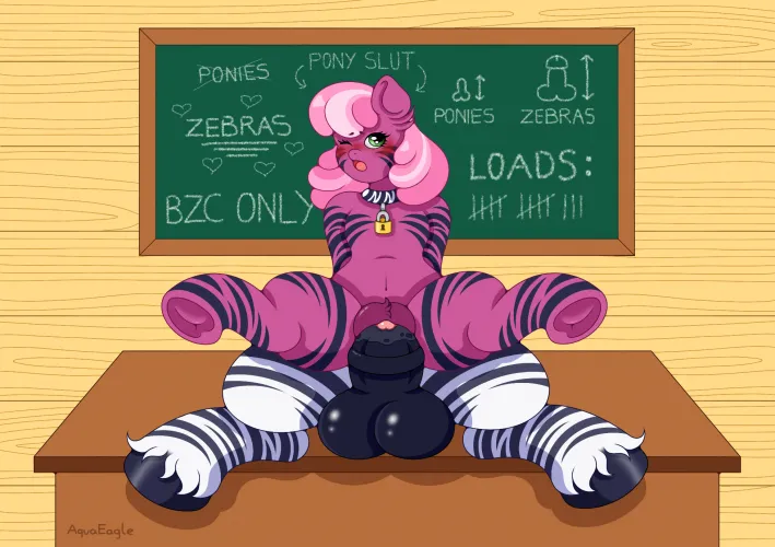Cheerlie's Lesson on Zebradom (AquaEagle) by AquaEagle77