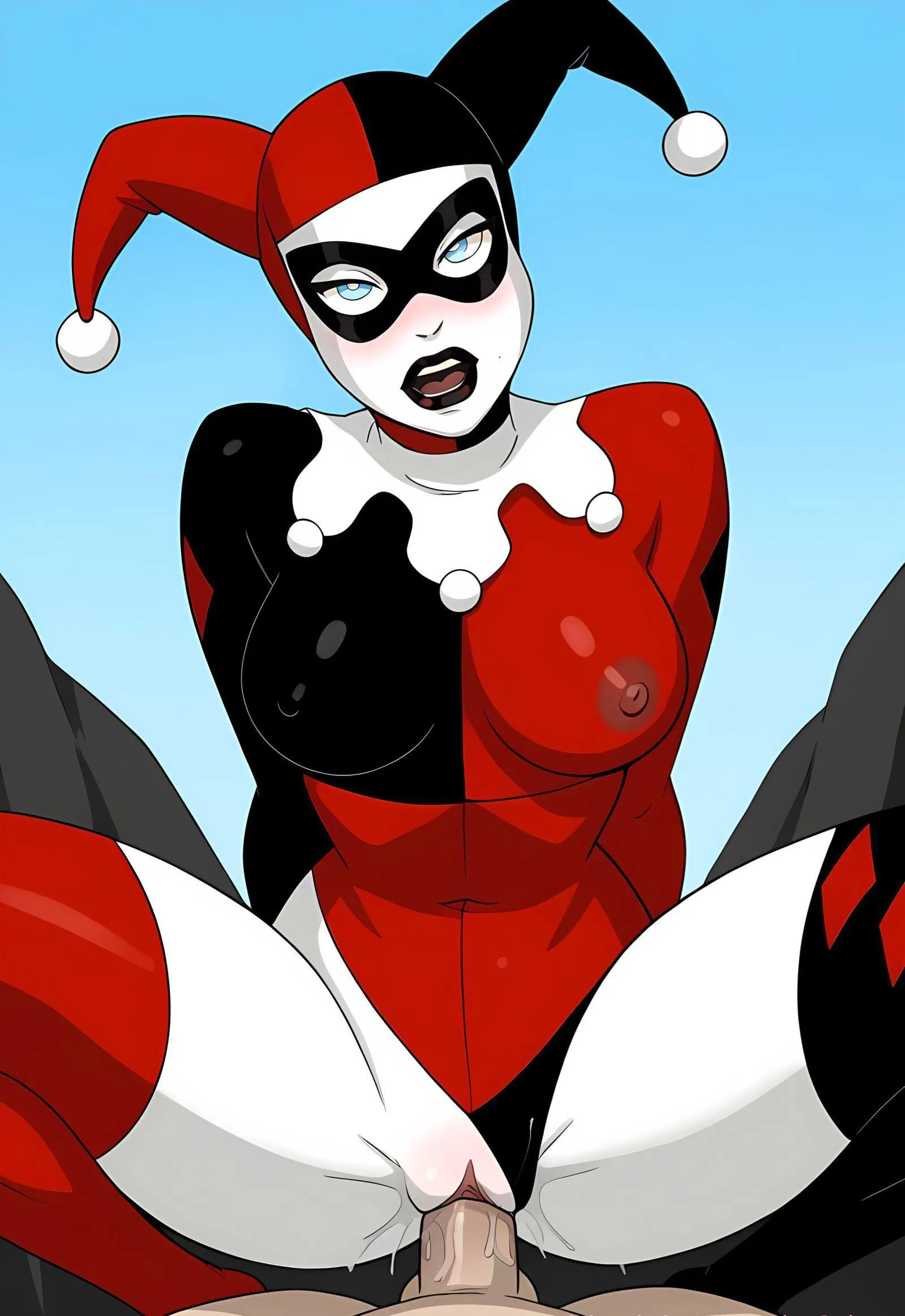 Harley squatting (AI) posted by loreli98