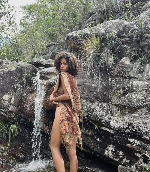 I found this small and beautiful waterfall while hiking in nature by lala_lais