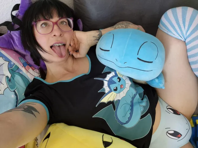 Squirtle and Vaporeon by DizzyDora_