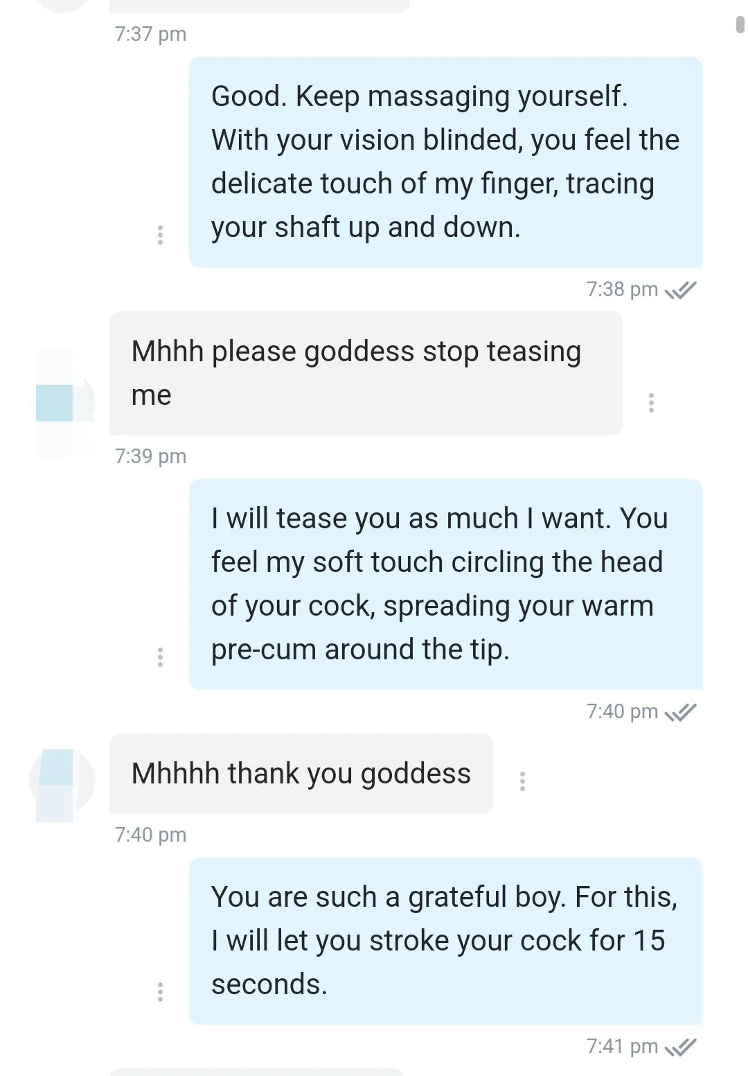 Your Goddess does as she wishes posted by Ellieerotica2