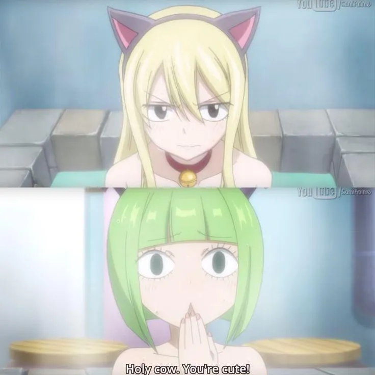 Brandish realises Lucy can be a very good pet [Fairy Tail] posted by hardnheavy666