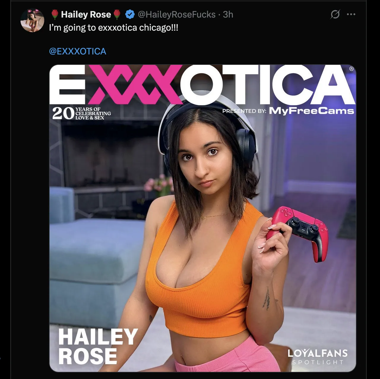 Hailey Rose going to Exotica Chicago posted by DSCholly