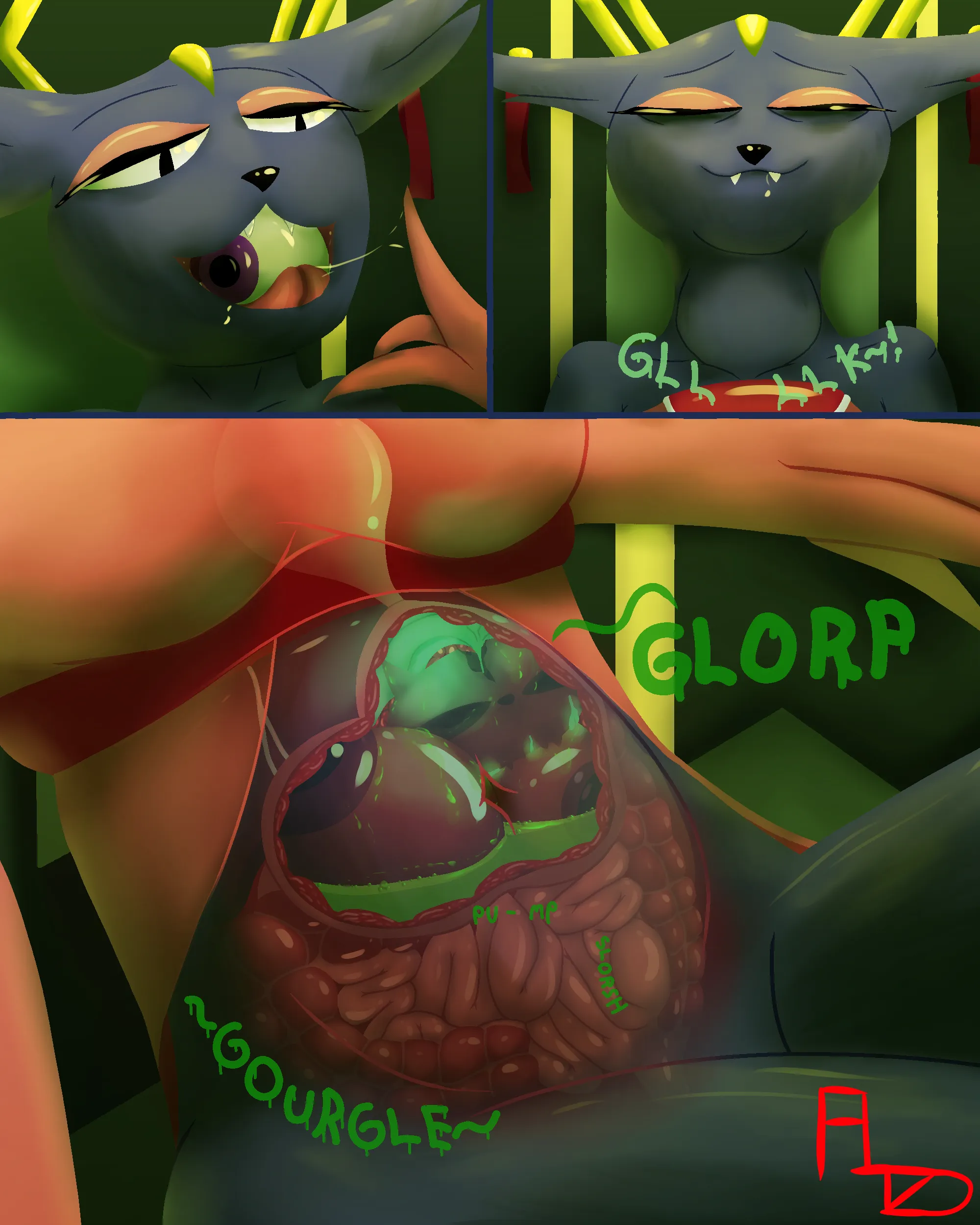 {Image} Goumang Gulp (F/m) (Digestion) (Internals) by Flightless Lizard posted by TheZDude1