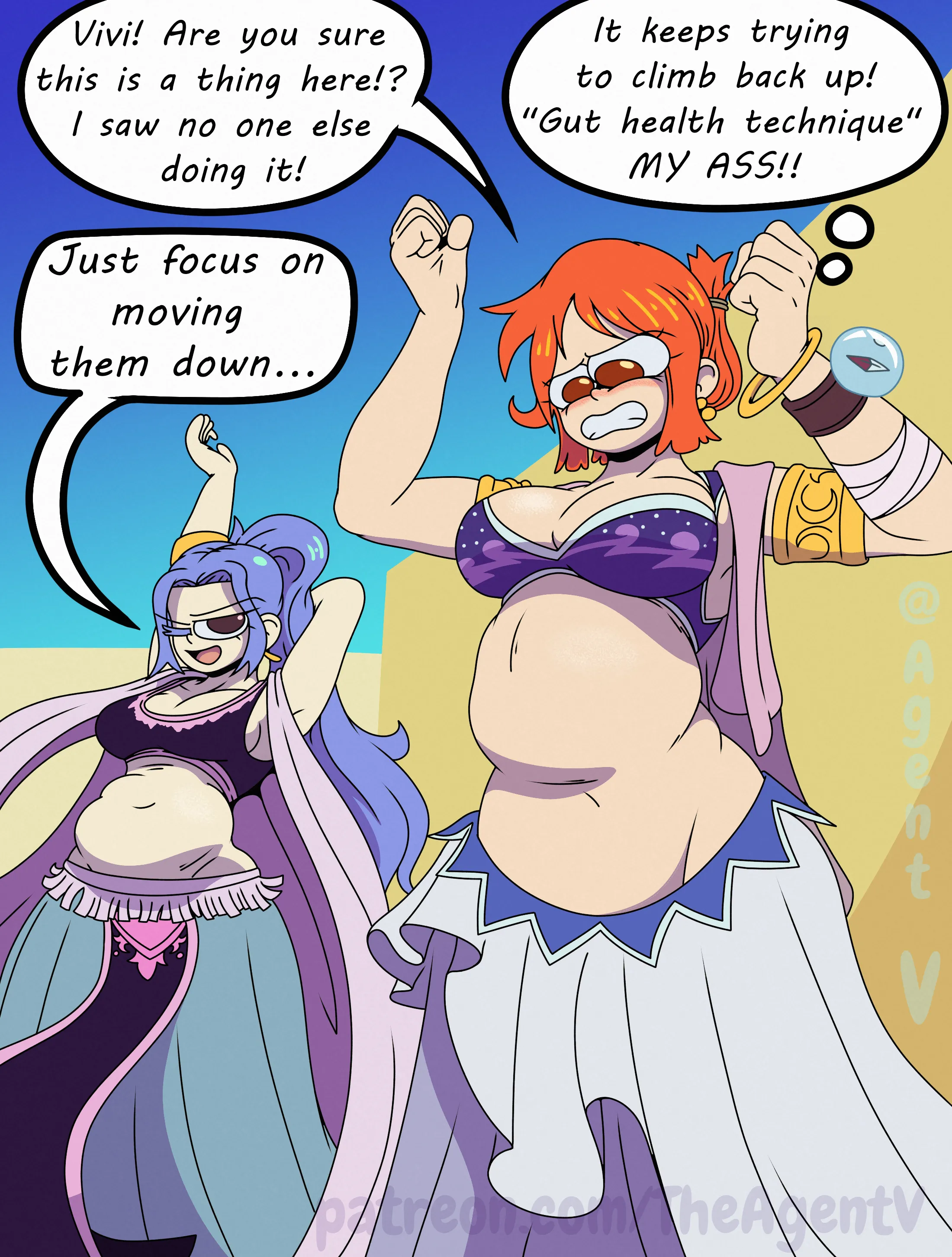 {image} The Alabasta Shuffle [FF/??] [One Piece] [Size Difference] (AgentV) posted by Normal_Speech_506