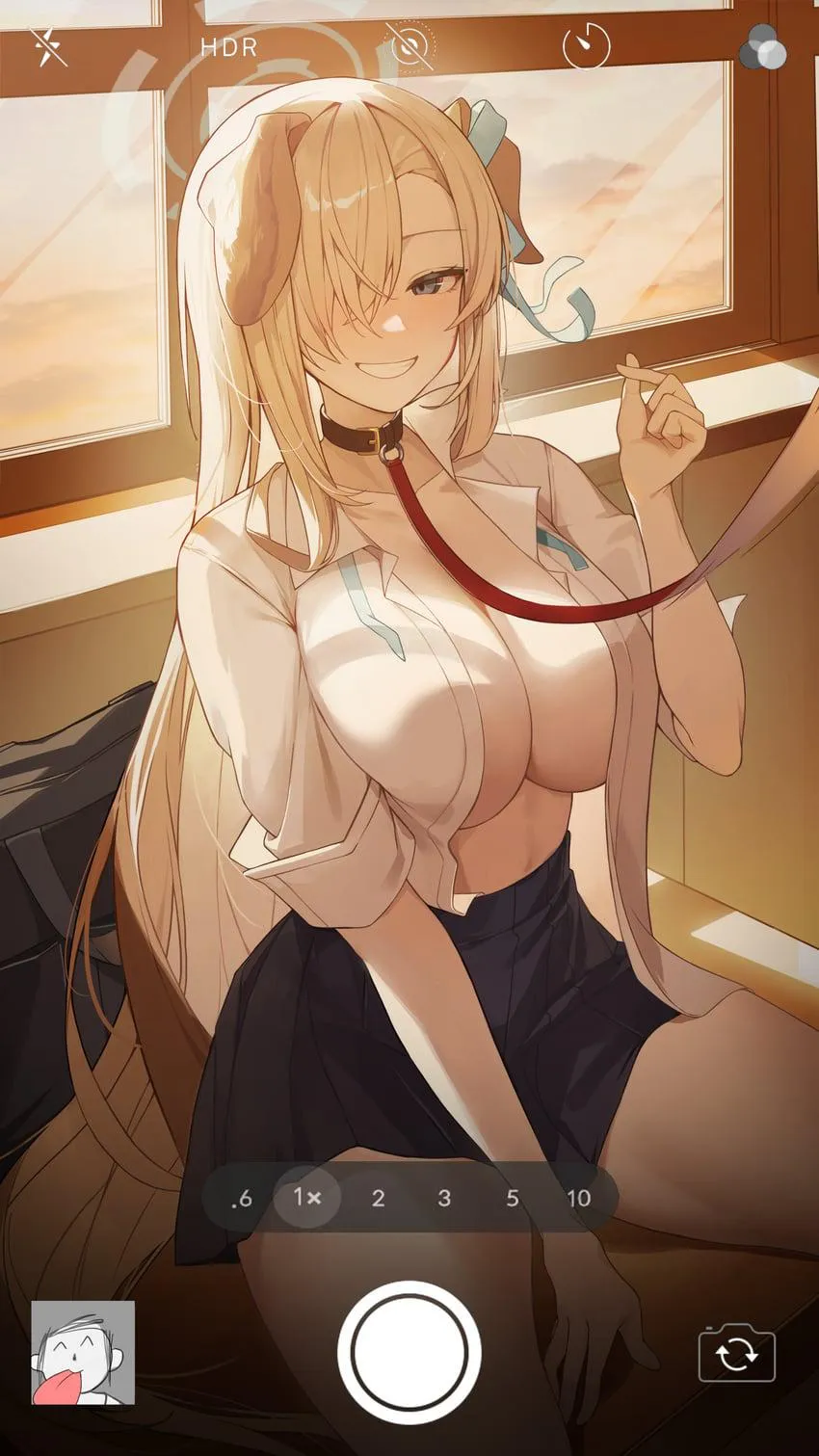 Inumimi Asuna on a Leash [Blue Archive] posted by xdragon2k