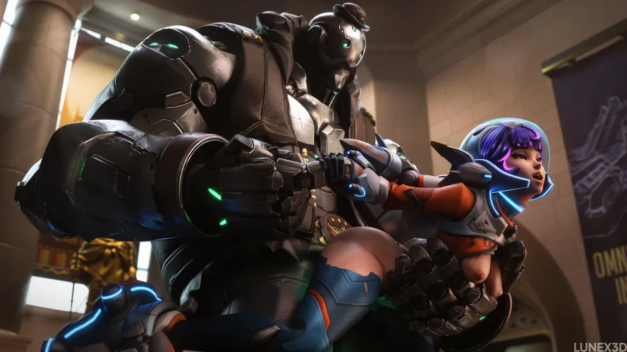 Juno - B.O.B doing something (LuneX3D) by EroMestre