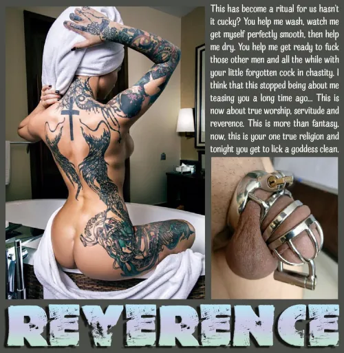 REVERENCE [chastity] [femdom] [cuckold] TeasAndDenial on Imagefap by Teas_Denial