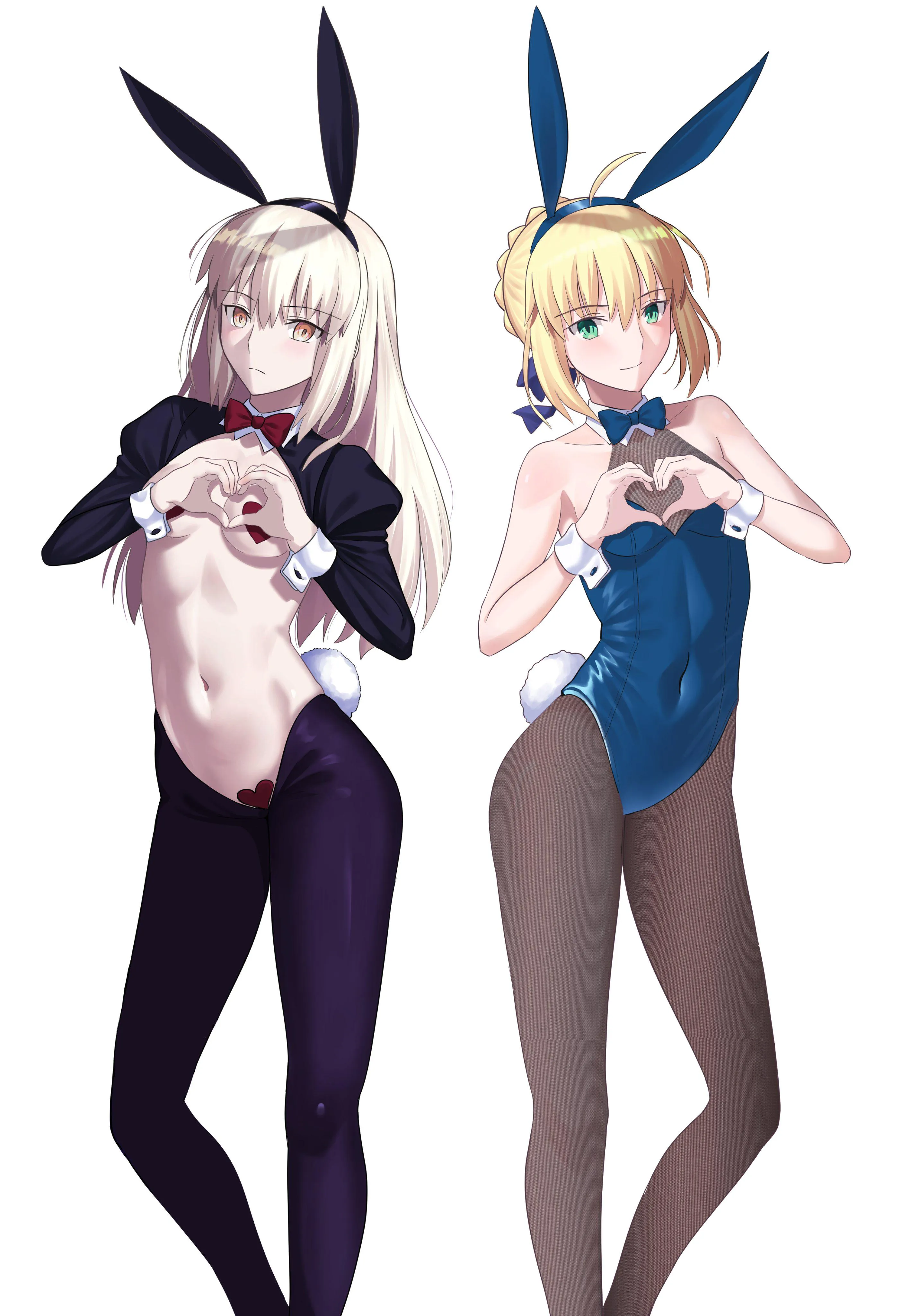 Reverse Bunny SAlter and Bunny Saber [Fate/Grand Order] posted by xdragon2k