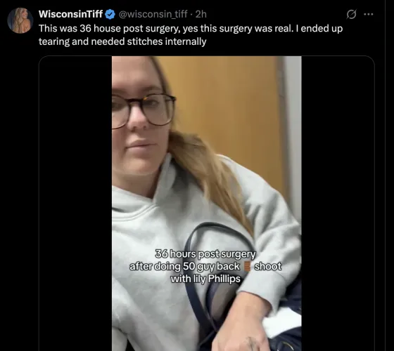 Wisconsin Tiff needed ass surgery after 50 guy anal gangbang with Lily Phillips by DSCholly