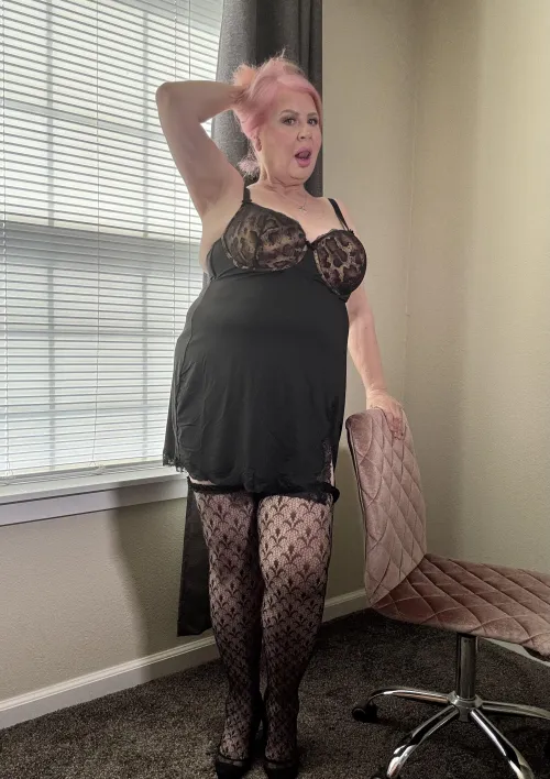 Am I wearing panties underneath this slip? What do you think? by EurogirlinOR