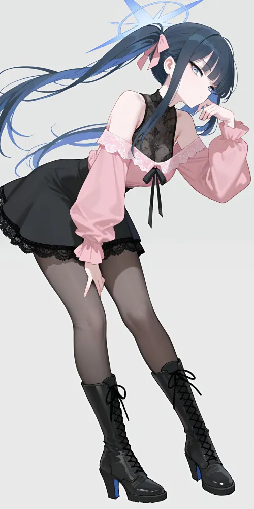 Jirai Kei Saori Joumae [Blue Archive] by CheetahSperm18