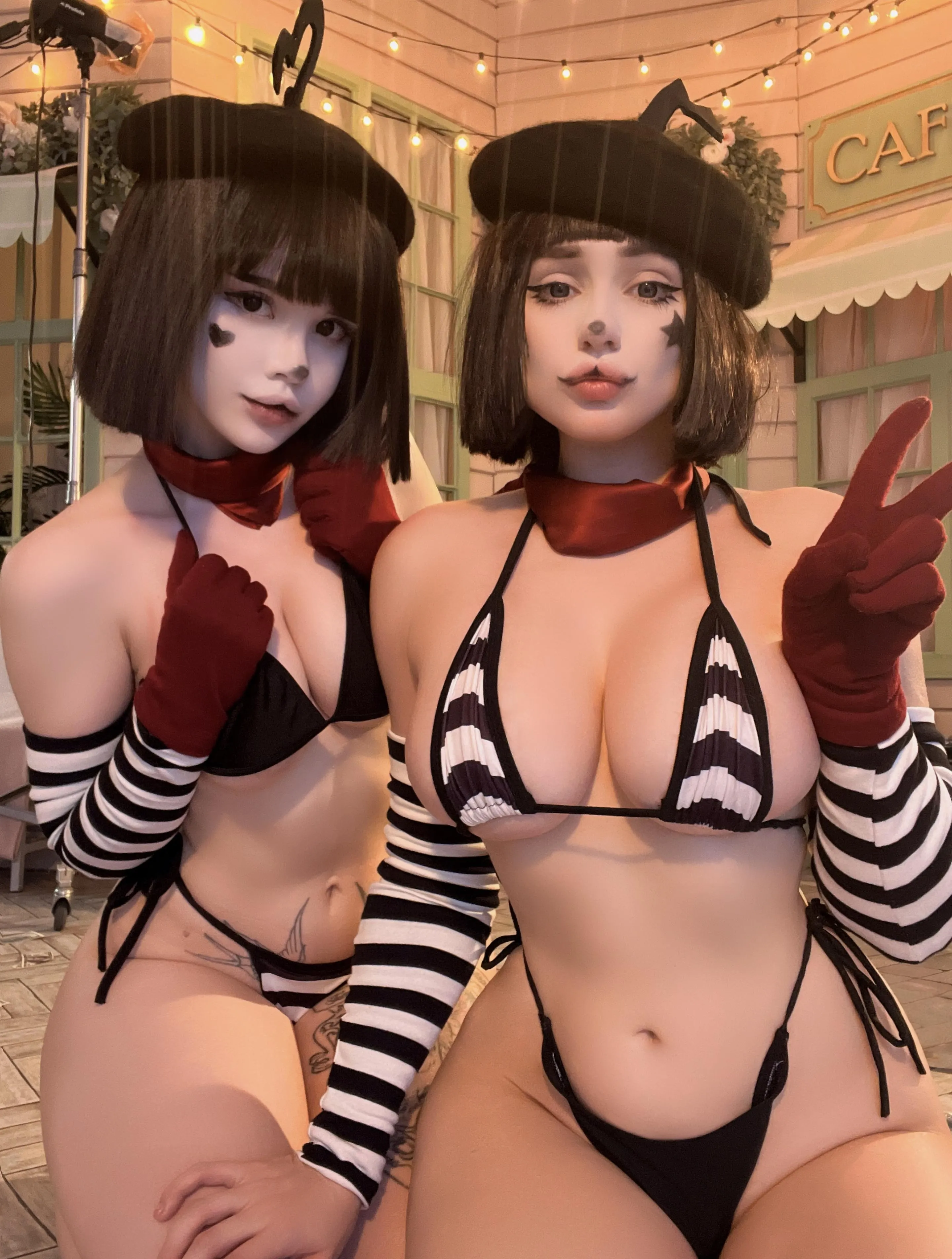 BonBon and ChuChu [MIME AND DASH] (shadory&suisaiuwu) posted by shadory_cos