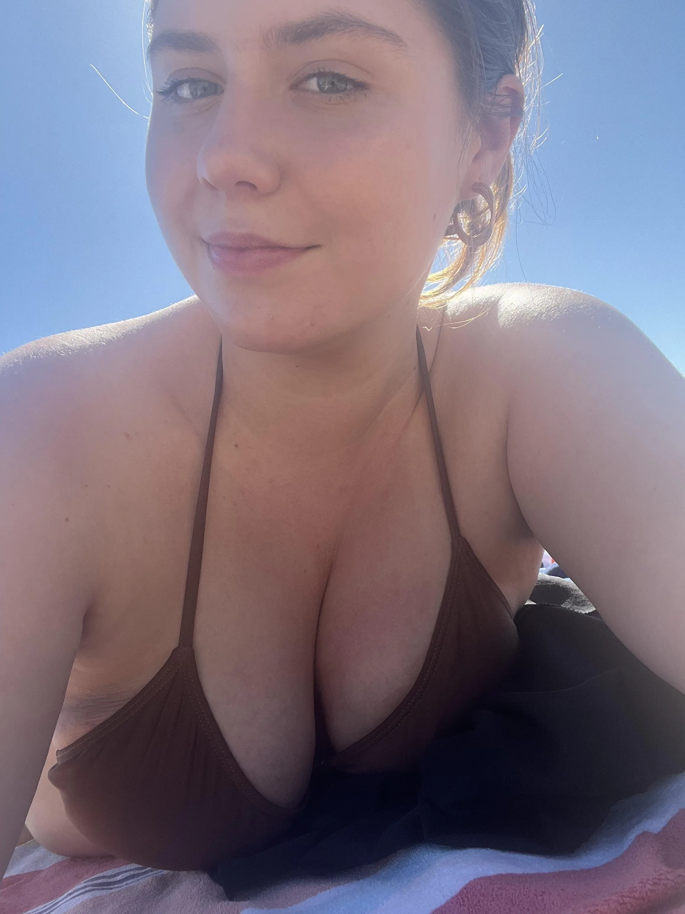 just giving my melons a little tan ;) posted by DonnaBellexo