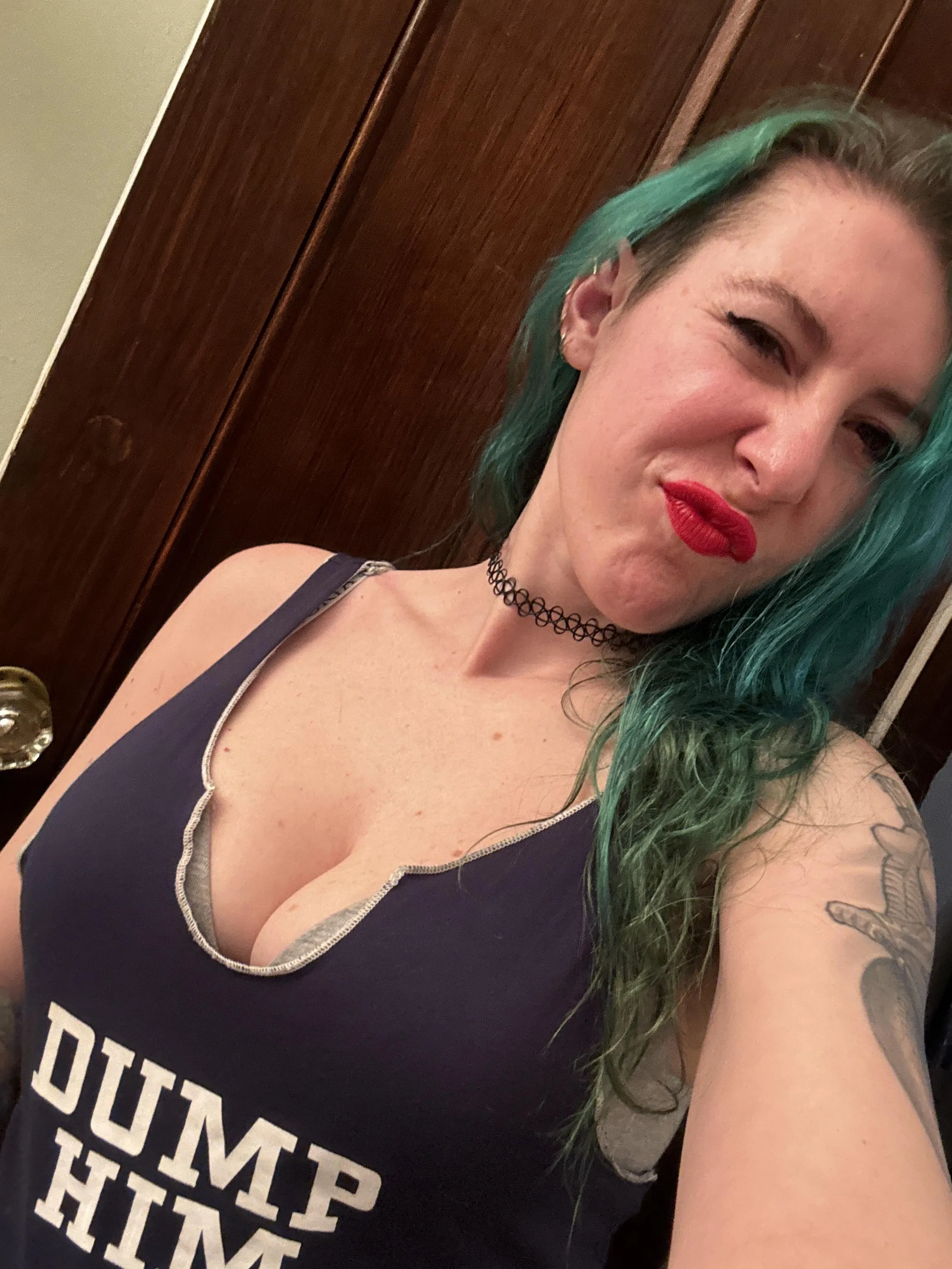 With a peek of bra posted by sirenskiss3