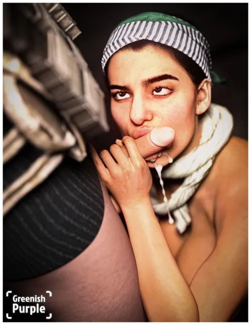 Farah Karim (Greenish Purple) by EroMestre