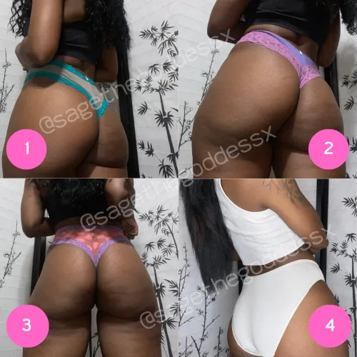1, 2, 3, or 4?  [selling][ebony][PANTIES][CUSTOMS AVAILABLE] by Xsagethegoddess