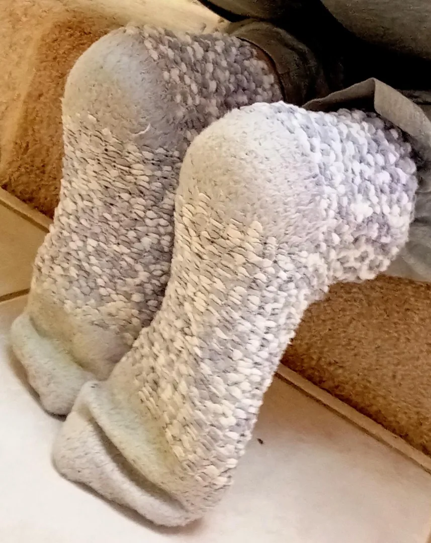 10 day worn fuzzy socks ready to ship! Message me to claim posted by Belleellah1