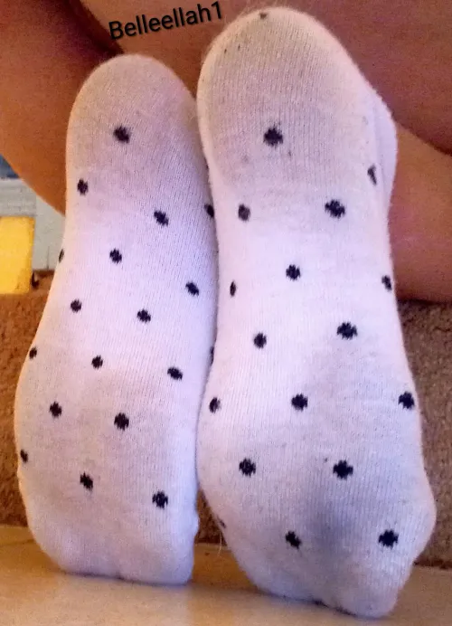 10 day worn socks ready to ship! Lots of sweaty workouts included. Message me to claim by Belleellah1