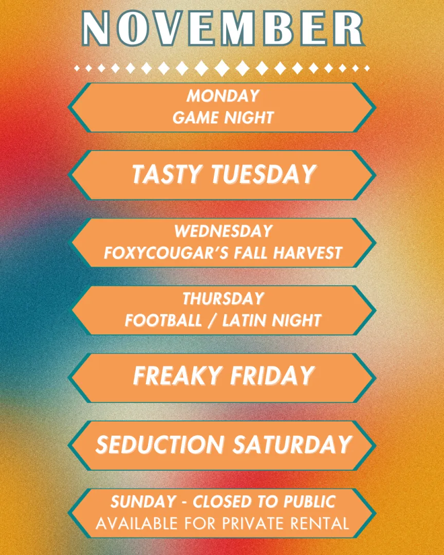 11/17 - 11/22 Event Schedule posted by polyurbanstudios