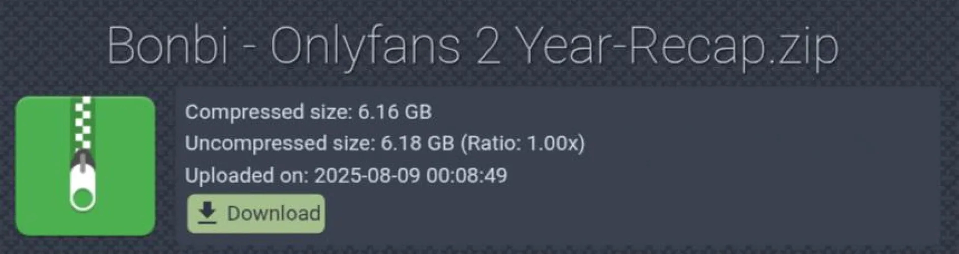 2 Year Zip by BonVault