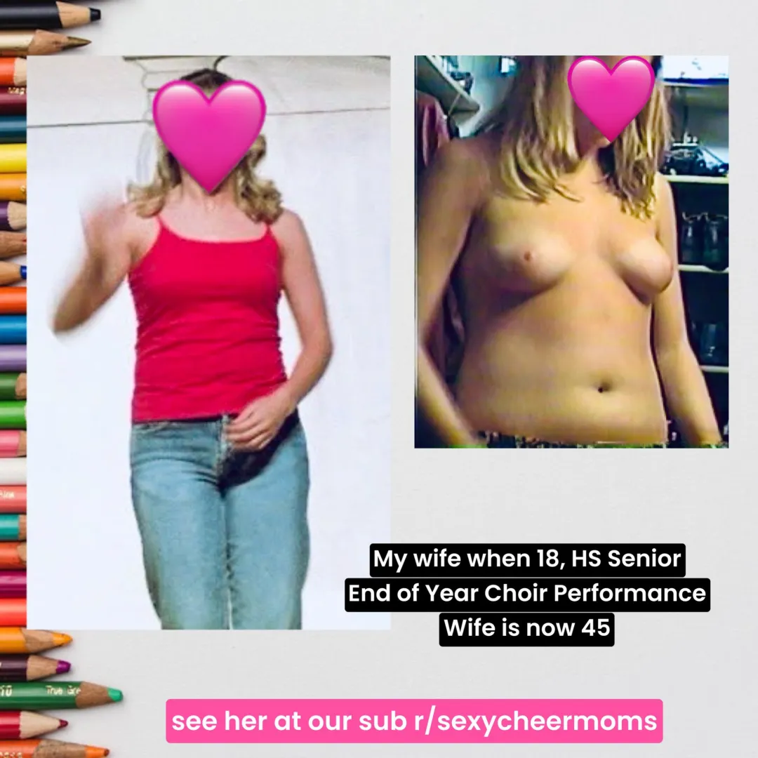 [2000 18] My wife at 18yo HS Choir Show and later that evening. posted by OGShiftRed