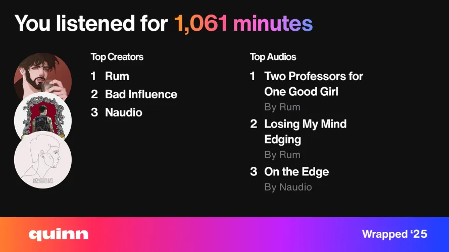 2025 wrapped! I didn’t have much time to listen this year, but when I did.  by vixennxtdoor