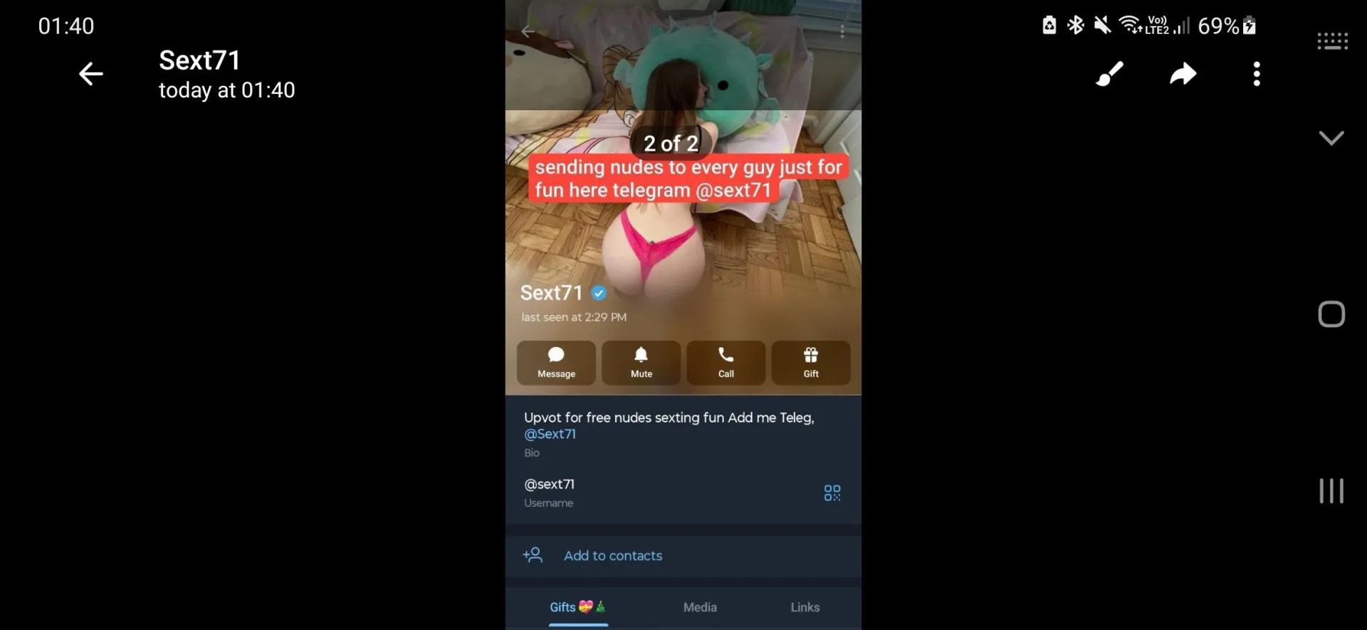 20F. I'll send nudes (I am not a seller) Just upvote teleg: @sext71 posted by [deleted]