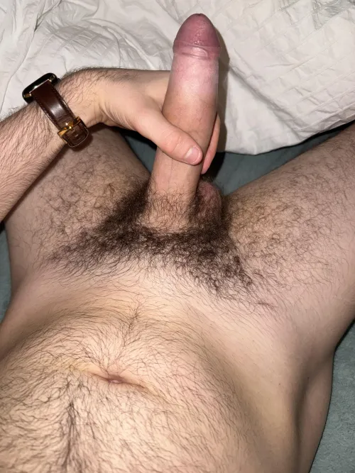 22 big hairy uncut British cock by Electrical_War_6451