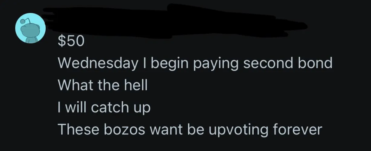 (22) This fucker thinks you all will stop, every upvote is $2 drained from his pathetic wallet into mine. Let’s make it hurt  by TheTrue-WhiteKing